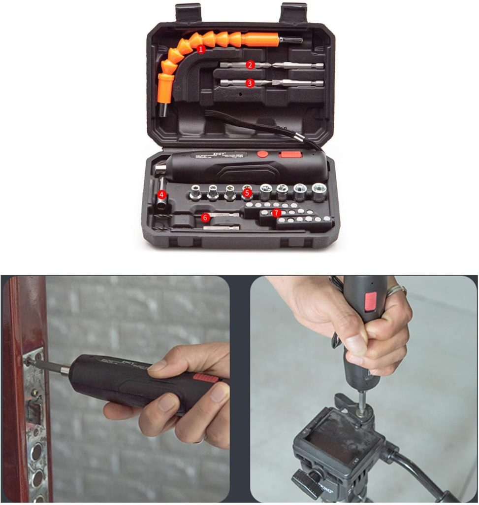 Destornillador Eléctrico 250 Destornillador Inalámbrico Pequeño Juego Destornilladores Taladro Destornillador Electricista Recargable Destornillador Eléctrico Destornillador Recargable
