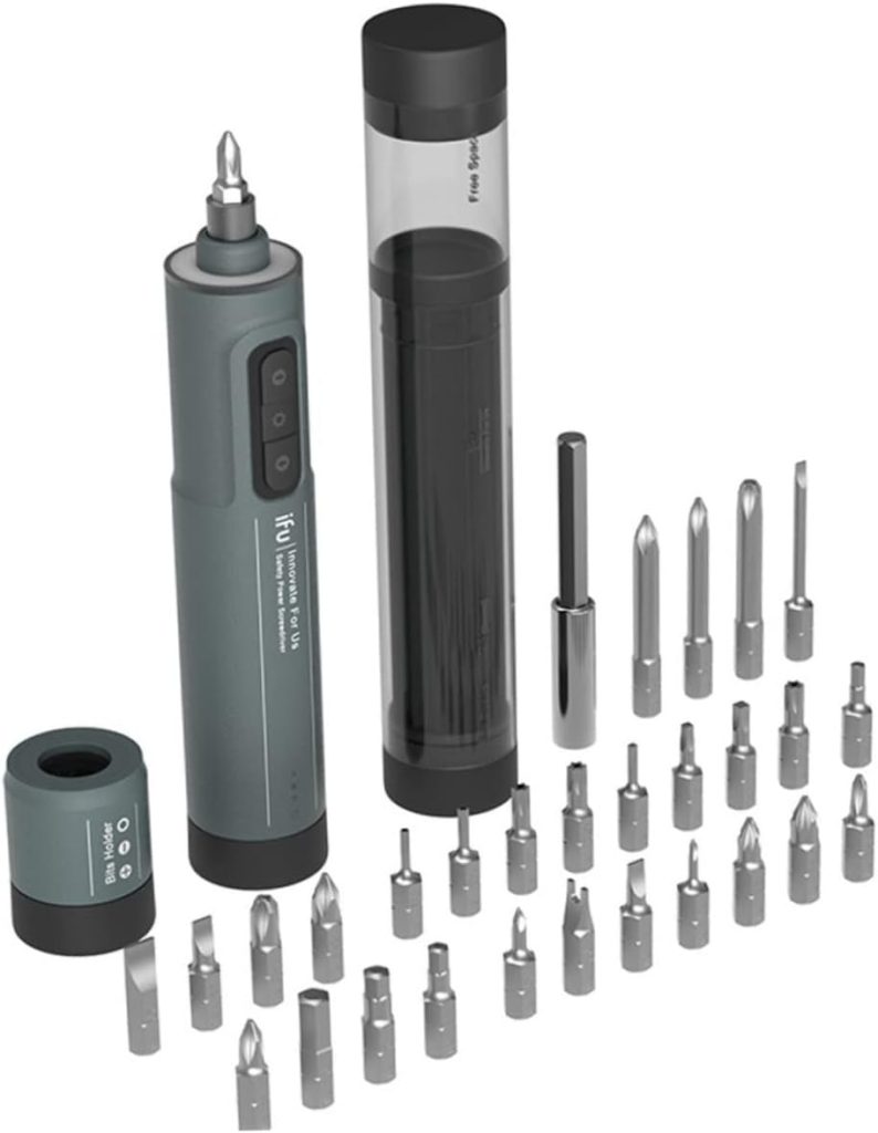 DOITOOL 1 Juego Destornillador Electrico Pequeño Taladro Inalámbrico Taladro De Mano Inalámbrico Multi Herramientas Modo De Carga Aleación De Acero Para Herramientas Taladro Percutor