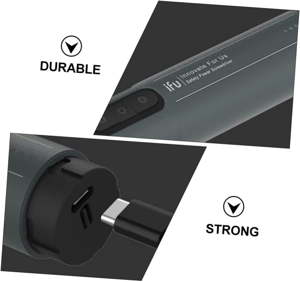 Homoyoyo 2 Juegos destornillador electrico mini herramienta taladro inalambrico mini eléctrico taladro eléctrico taladro de mano inalámbrico la Cruz punta de destornillador Acero inoxidable