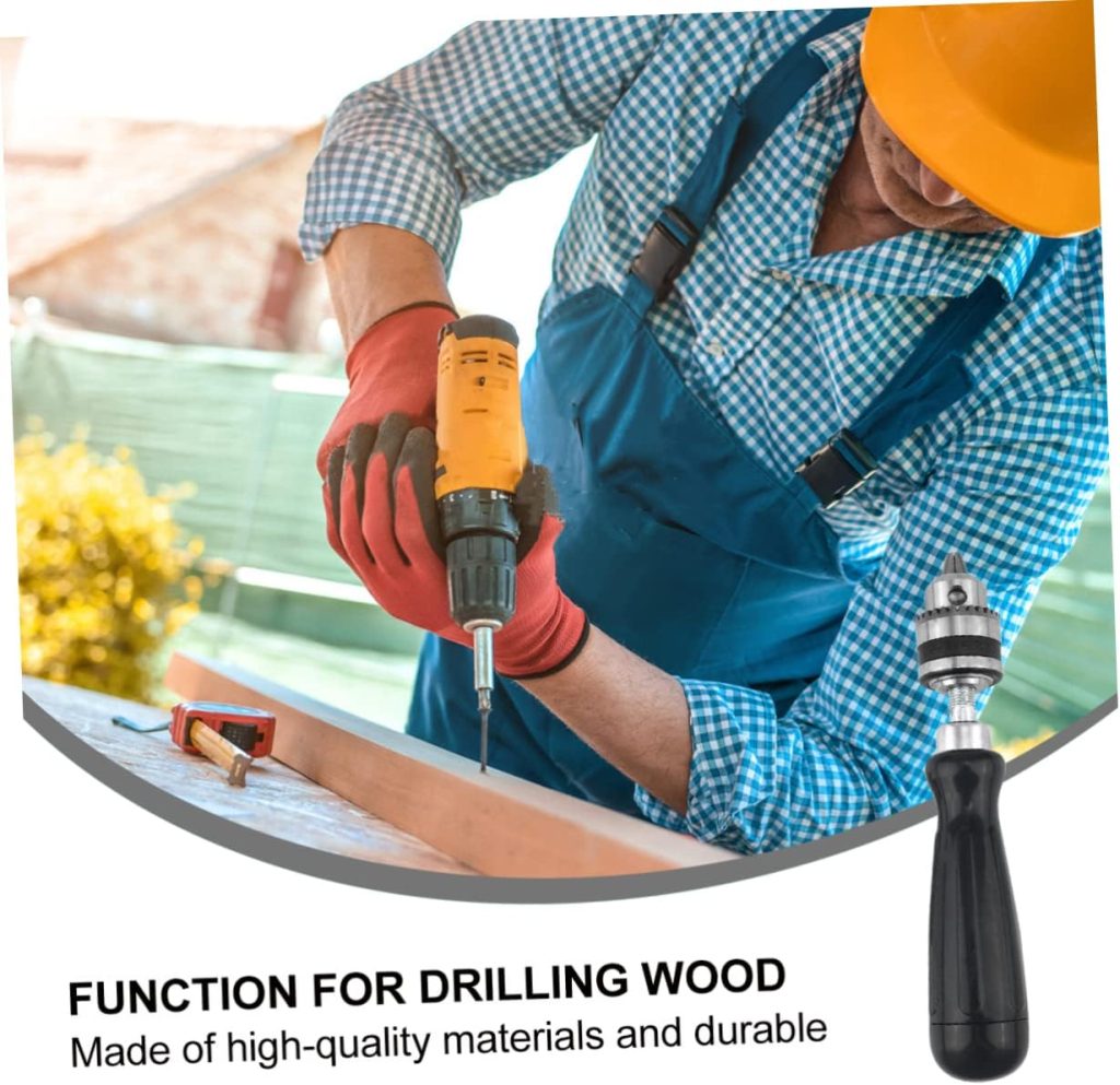 HOMSFOU Joyería Taladro De Mano Con Llave De Plástico De Ingeniería Taladro Giratorio Manual 21 Uds Brocas