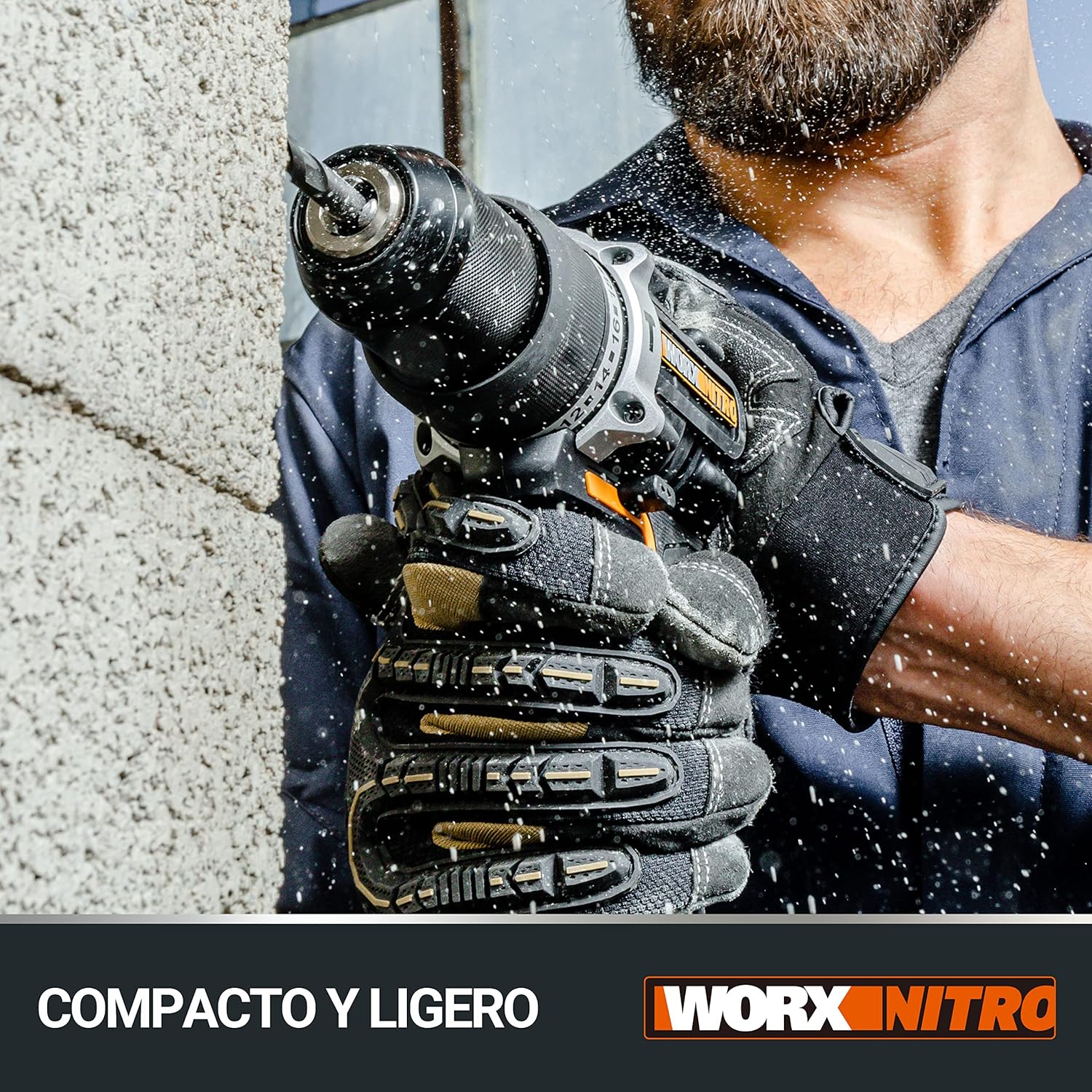 Análisis Taladro Percutor a batería 20V Máx Worx WX352